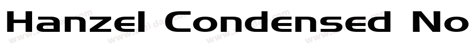 Hanzel Condensed Normal字体转换